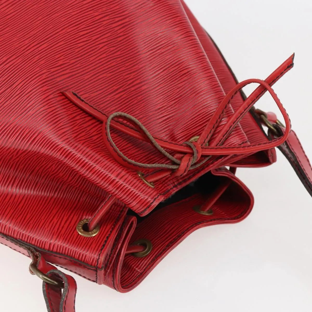 Louis Vuitton Petit Noe NM Epi Leather, Red, Leather, Shoulder Bag