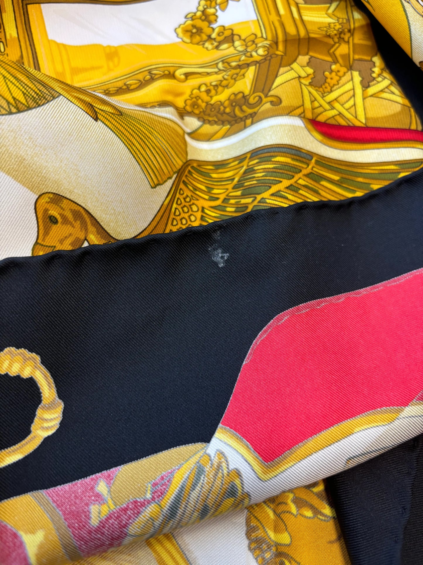 Hermes Carré 90 Silk multicolor, Multicolour, Silk, Scarf