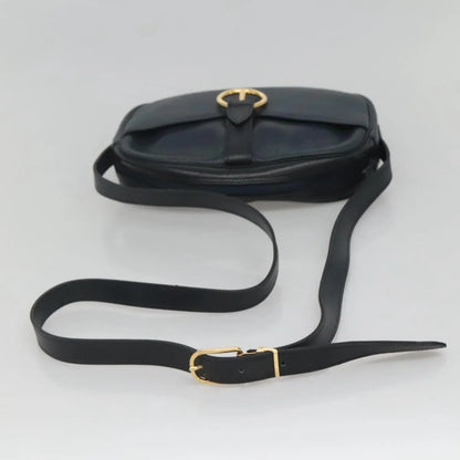 Christian Dior Vintage Leather, Navy, Leather, Shoulder Bag