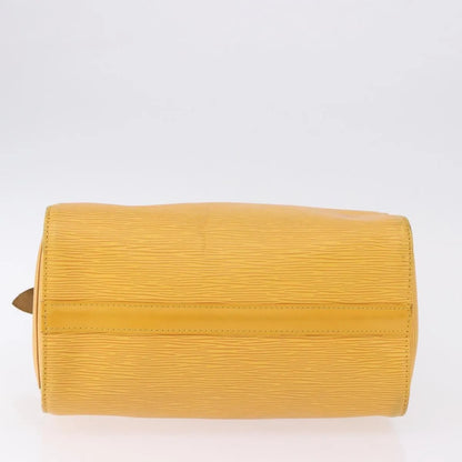 Louis Vuitton Speedy Epi, Yellow, Leather, Handbag