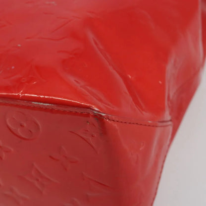 Louis Vuitton Reade Monogram Vernis, Red, Patent Leather, Handbag