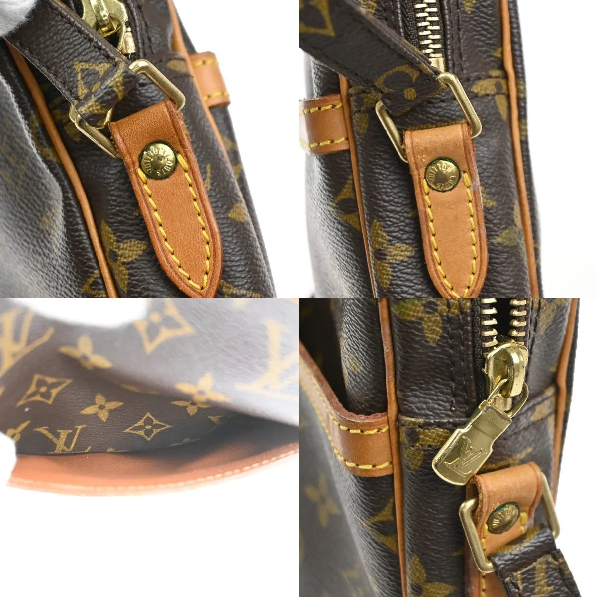 Louis Vuitton Danube Monogram Canvas, Brown, Canvas, Shoulder Bag
