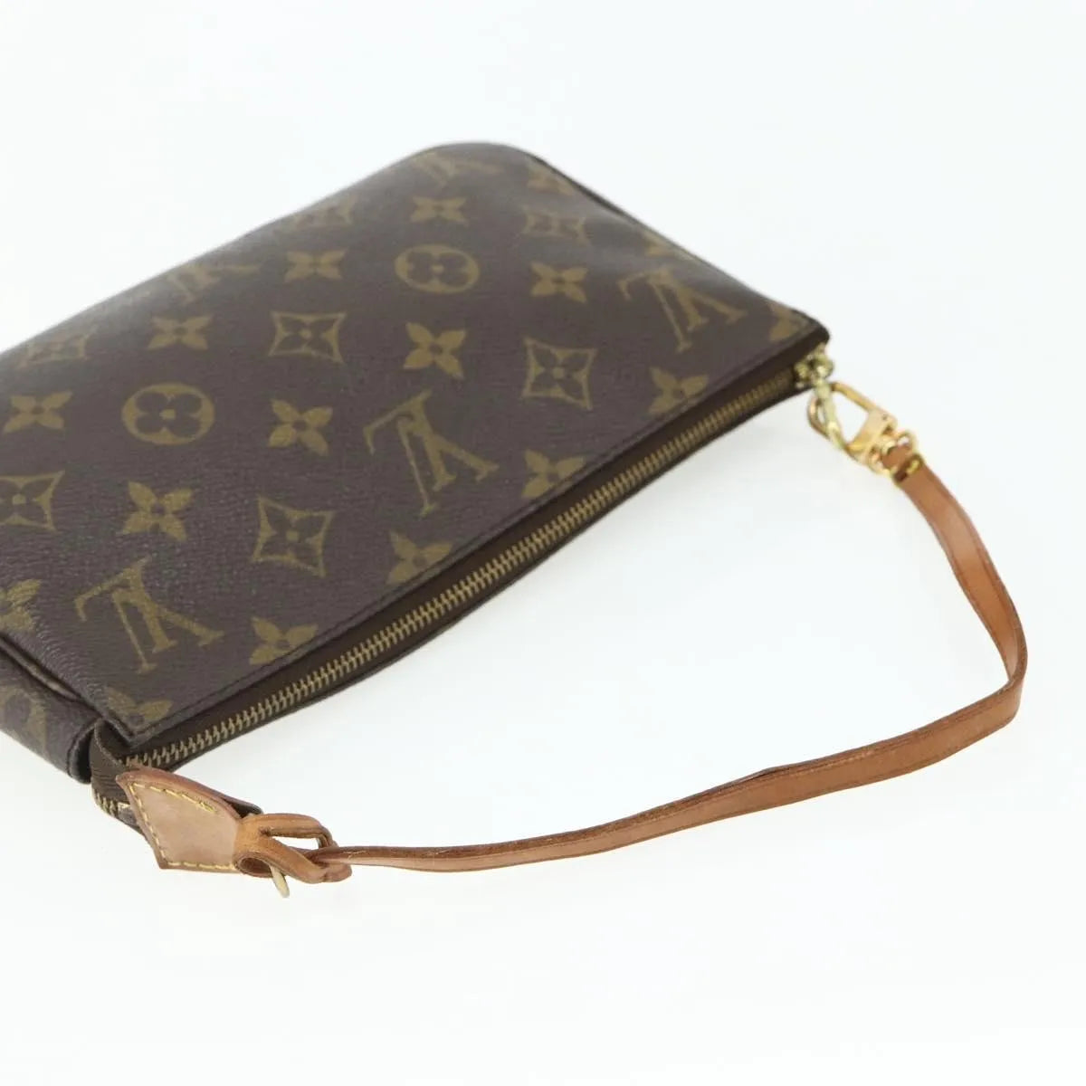 Louis Vuitton Pochette Accessoires NM Monogram Canvas, Brown, Canvas, Clutch