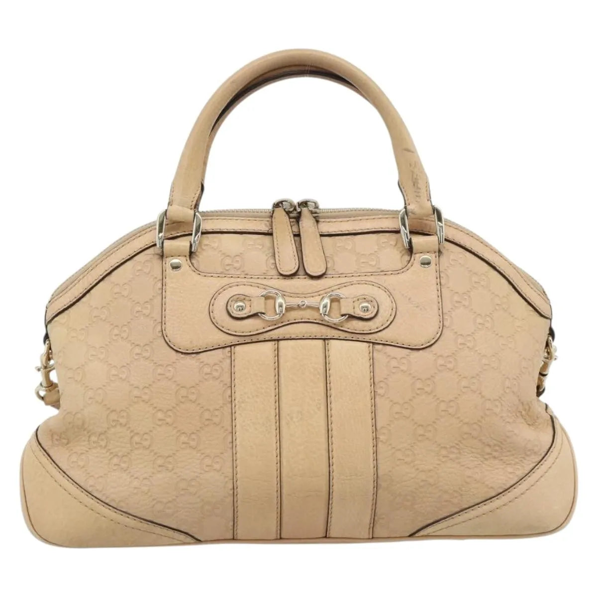 Gucci New Pelham Tote Guccissima Leather, Beige, Leather, Handbag
