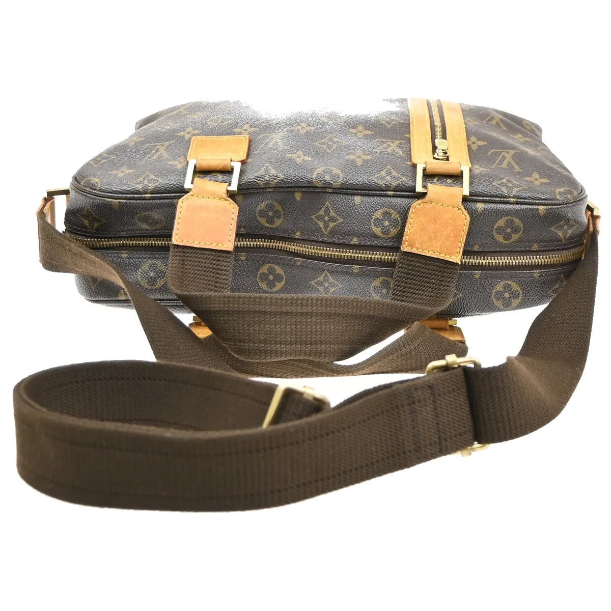 Louis Vuitton Sac Bosphore Monogram Canvas, Brown, Leather, Briefcase