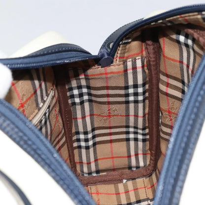 Burberry Vintage Leather, White, Leather, Shoulder Bag