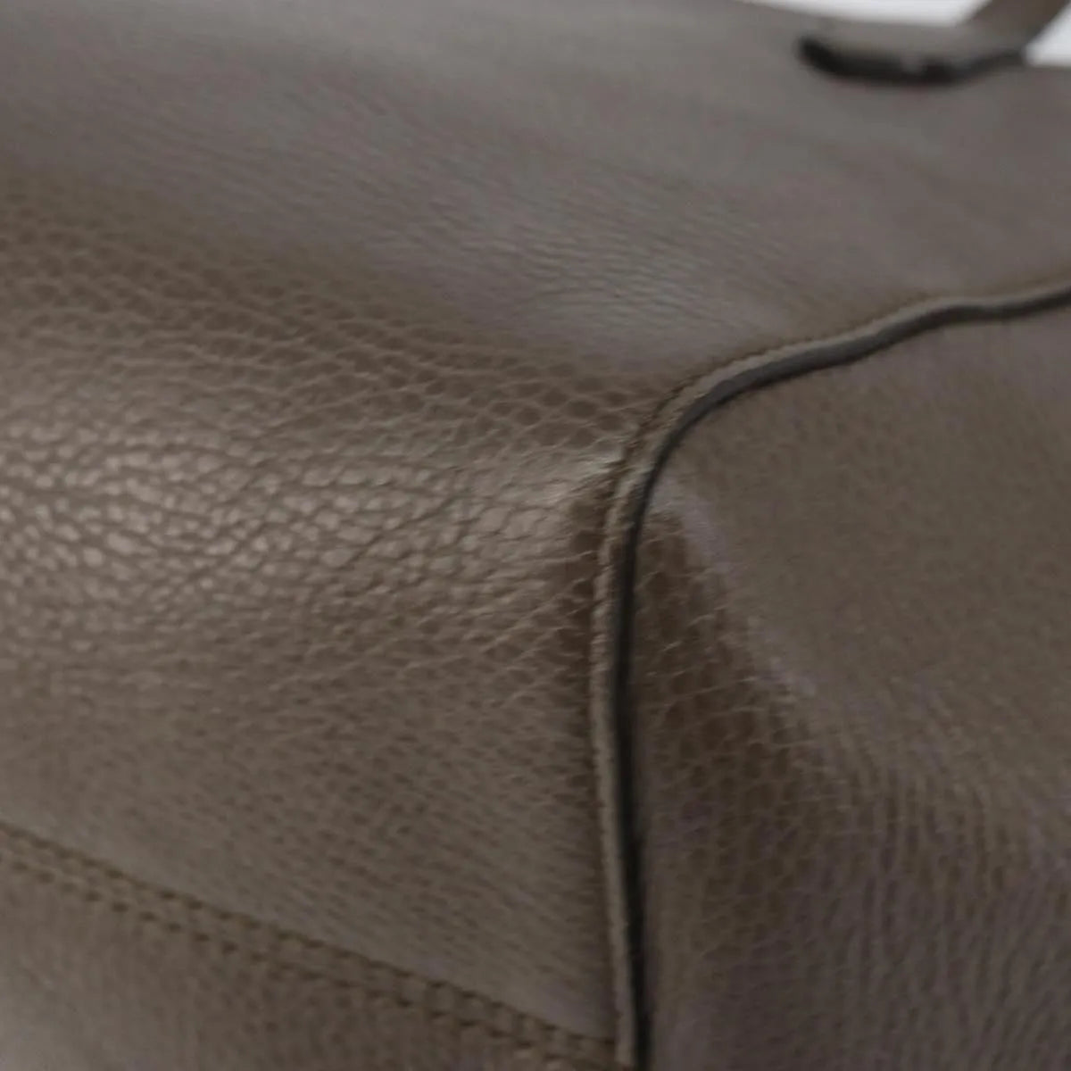Gucci Swing Tote Leather, Gray, Leather, Tote Bag