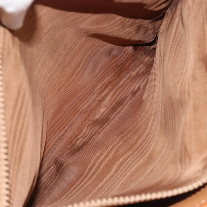 Celine Vintage Macadam Canvas and Leather, Brown, PVC, Handbag