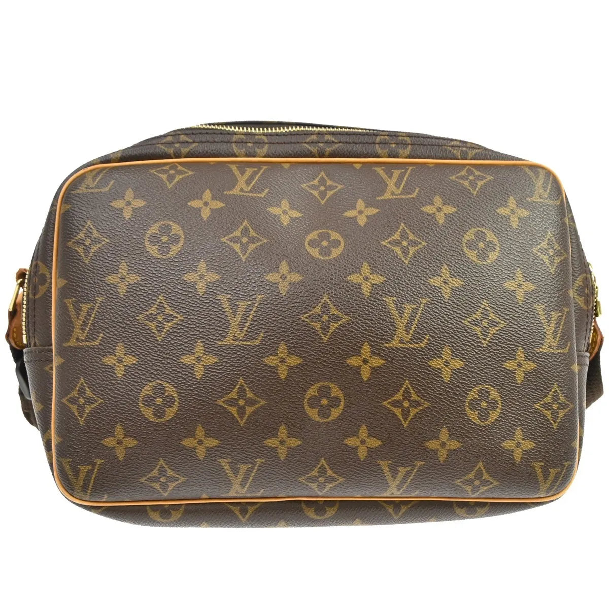 Louis Vuitton Reporter Monogram, Brown, Canvas, Shoulder Bag
