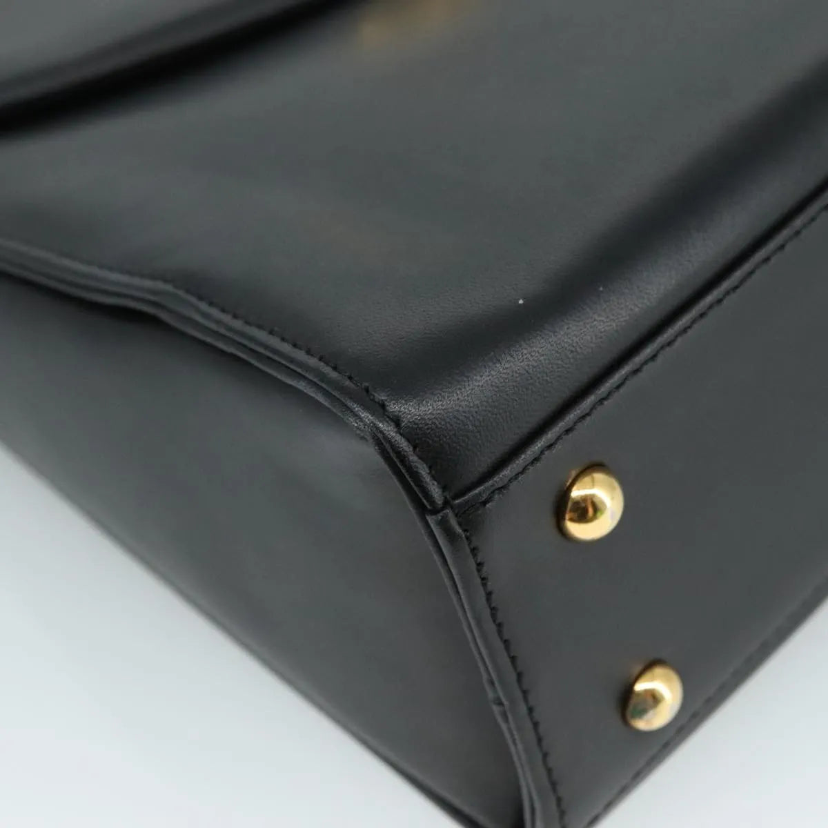 Givenchy Vintage Leather, Black, Leather, Handbag