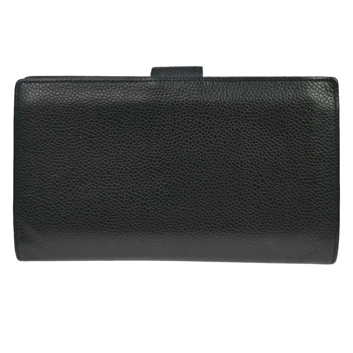 Chanel Timeless CC French Caviar, Black, Leather, Wallet