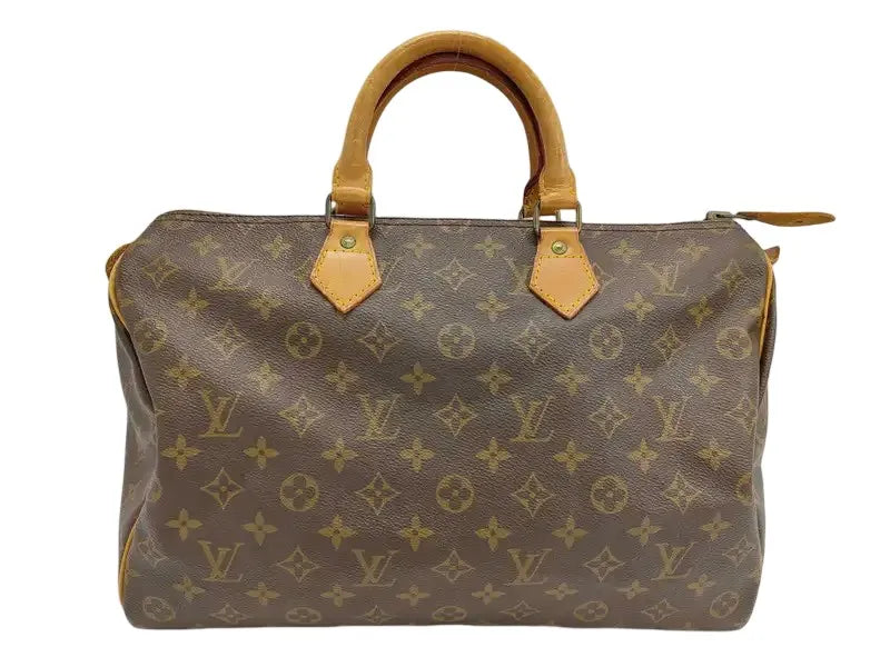 Louis Vuitton Speedy Monogram Canvas, Brown, Canvas, Handbag
