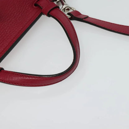 Gucci Bamboo Daily Top Handle Leather, Pink, Leather, Shoulder Bag