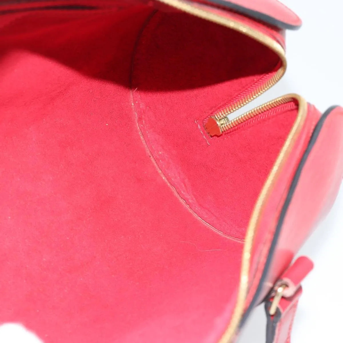 Louis Vuitton Soufflot Epi Leather, Red, Leather, Handbag