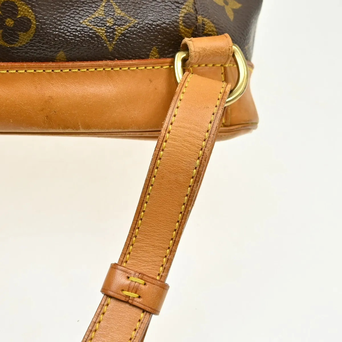 Louis Vuitton Vintage Montsouris Monogram Canvas, Brown, Canvas, Backpack