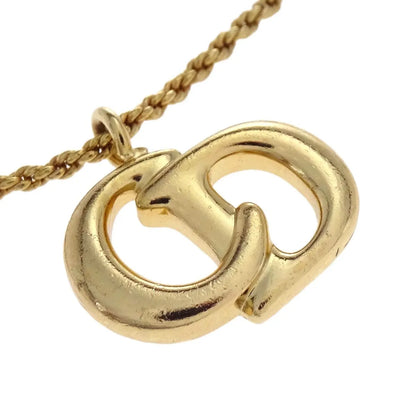Christian Dior CD Pendant Gold-plated, Gold, Gold Plated, Necklace