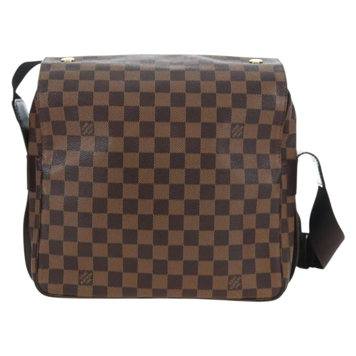Louis Vuitton Naviglio Damier, Brown, Canvas, Shoulder Bag