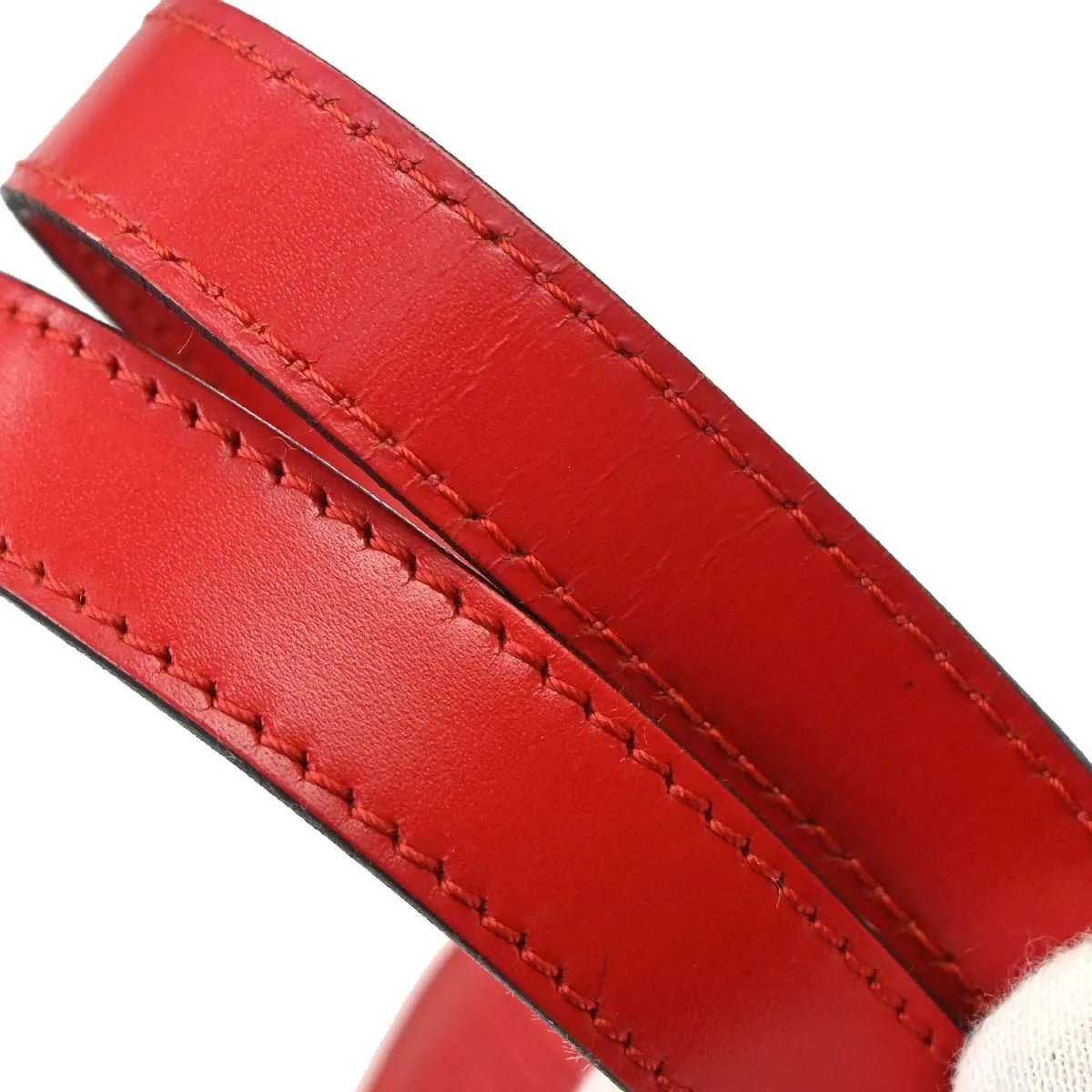 Louis Vuitton Soufflot Epi Leather, Red, Leather, Handbag