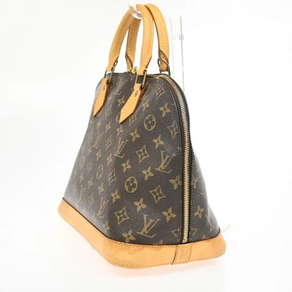 Louis Vuitton Vintage Alma Monogram Canvas, Brown, Canvas, Handbag