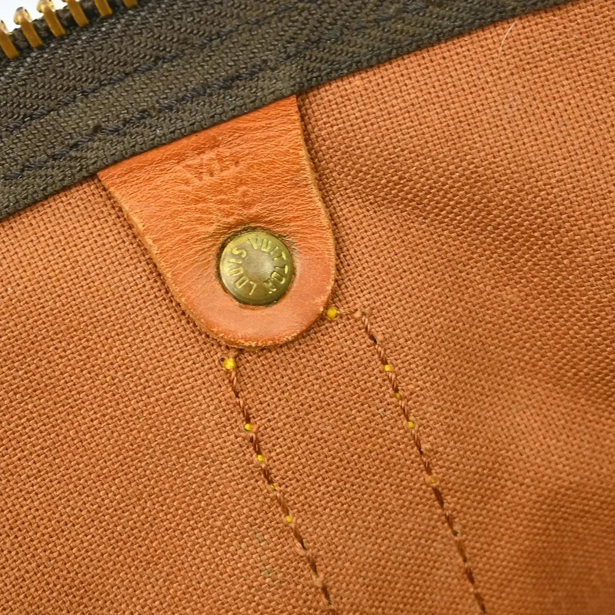 Louis Vuitton Keepall Monogram Canvas, Brown, Canvas, Travel Bag