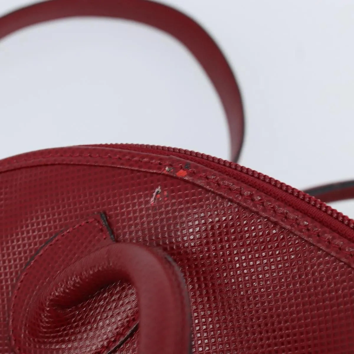Bottega Veneta Vintage Leather, Red, Leather, Handbag
