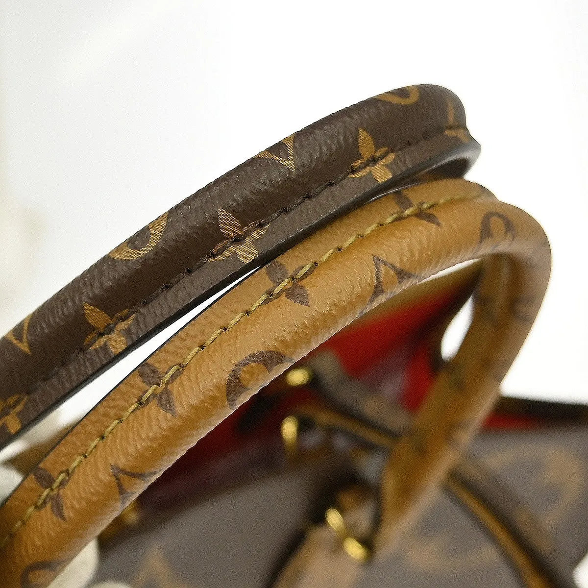 Louis Vuitton OnTheGo Monogram, Brown, Canvas, Tote Bag