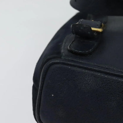 Gucci Gucci bamboo daim, Navy, Suede, Backpack