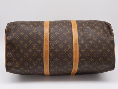 Louis Vuitton Keepall Monogram Canvas, Brown, Canvas, Travel Bag