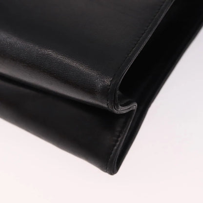 Salvatore Ferragamo Vintage Leather, Black, Leather, Shoulder Bag