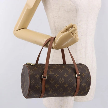 Louis Vuitton Papillon Monogram Canvas, Brown, Canvas, Handbag