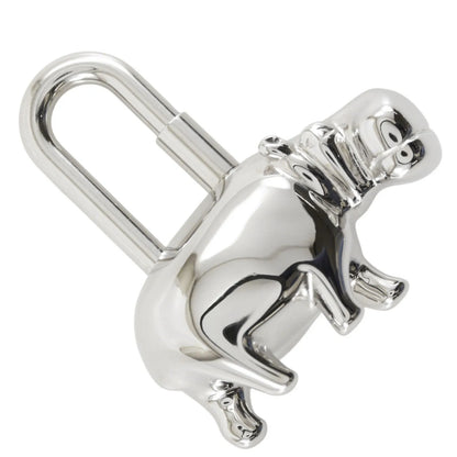 Hermes Cadena Metal, Silver, Metal, Charm