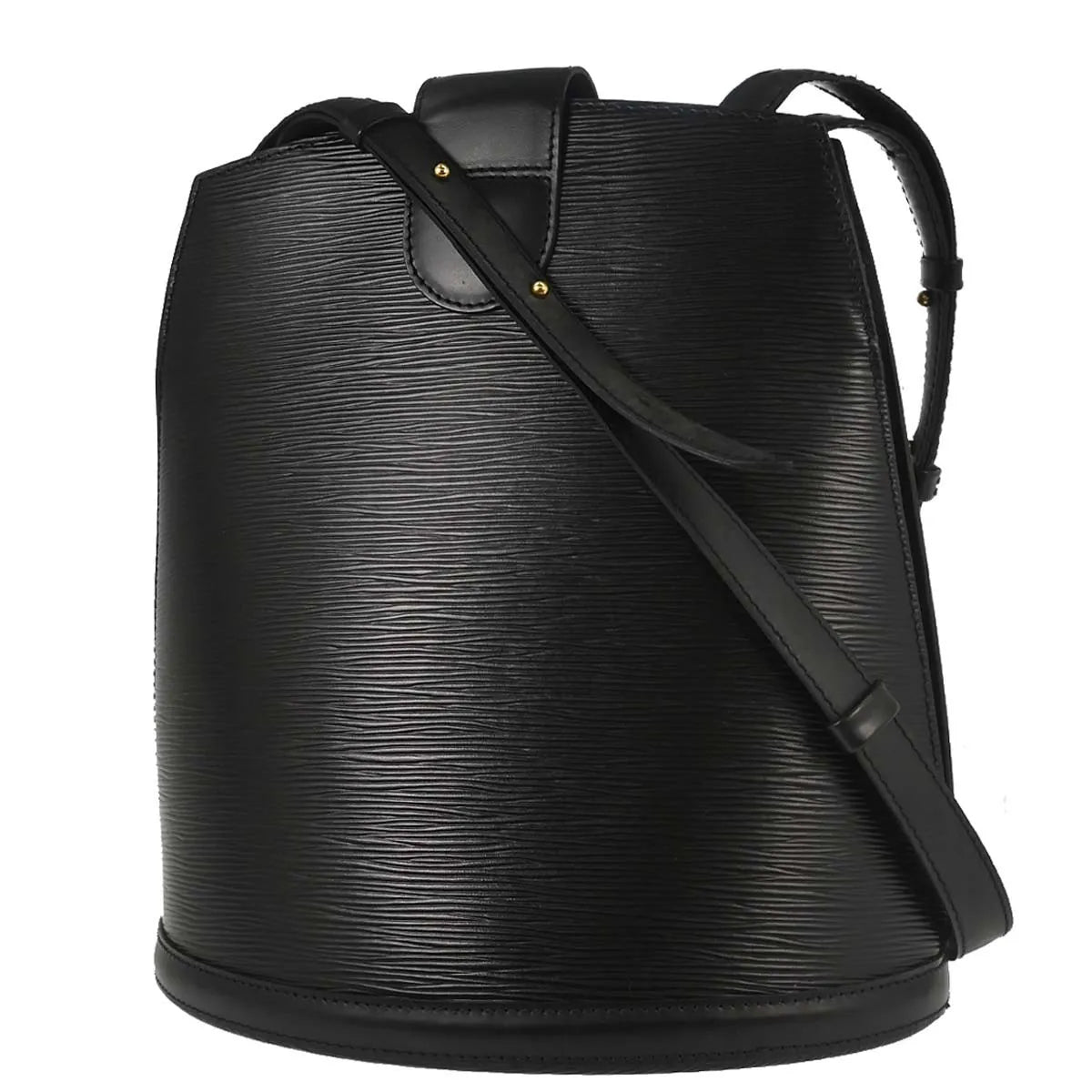 Louis Vuitton Cluny Leather, Black, Leather, Shoulder Bag