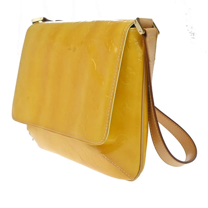 Louis Vuitton Thompson Street Monogram Vernis, Yellow, Patent Leather, Shoulder Bag