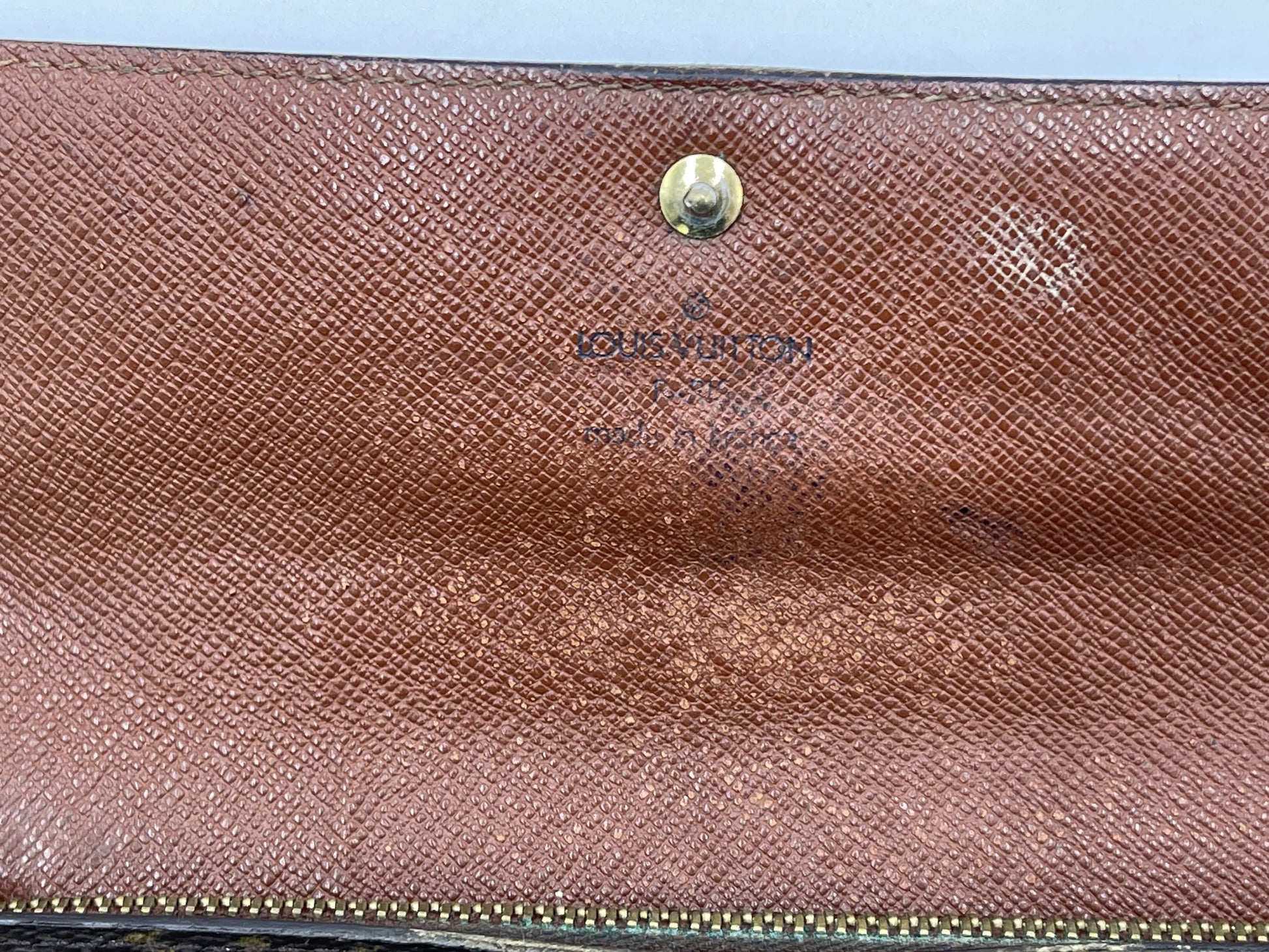 Louis Vuitton Emilie Monogram Canvas, Brown, Canvas, Wallet
