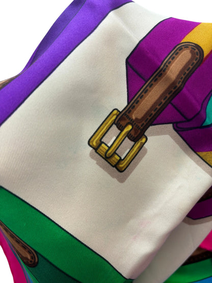 Hermes Carré 90 Silk multicolor, Multicolour, Silk, Scarf