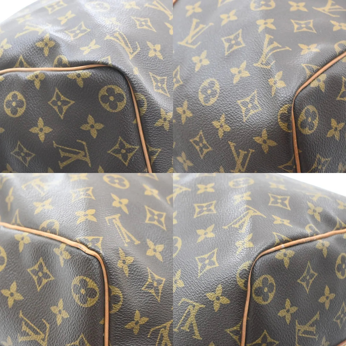 Louis Vuitton Keepall Bandoulière Monogram, Brown, Canvas, Travel Bag