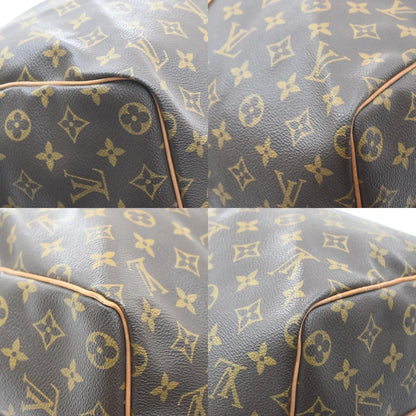 Louis Vuitton Keepall Bandoulière Monogram, Brown, Canvas, Travel Bag