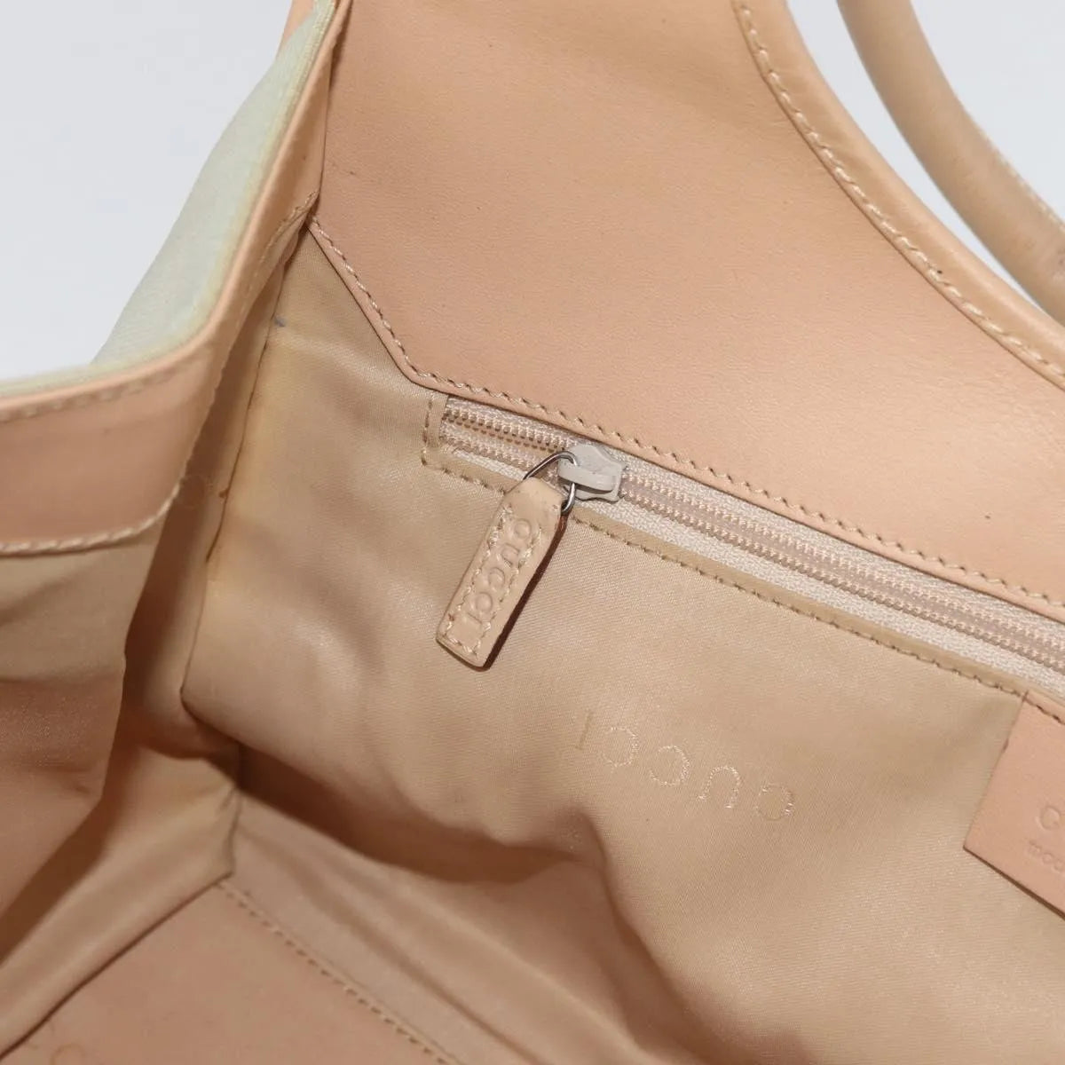 Gucci Jackie Tote GG Canvas, Beige, Canvas, Handbag