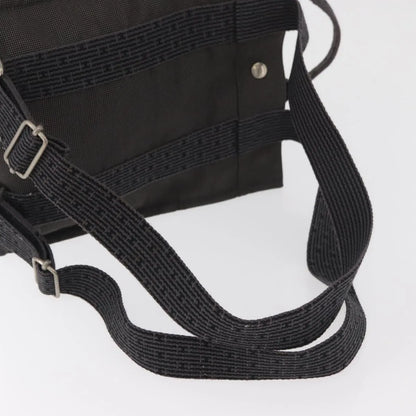 Hermes Herline Canvas, Gray, Canvas, Backpack