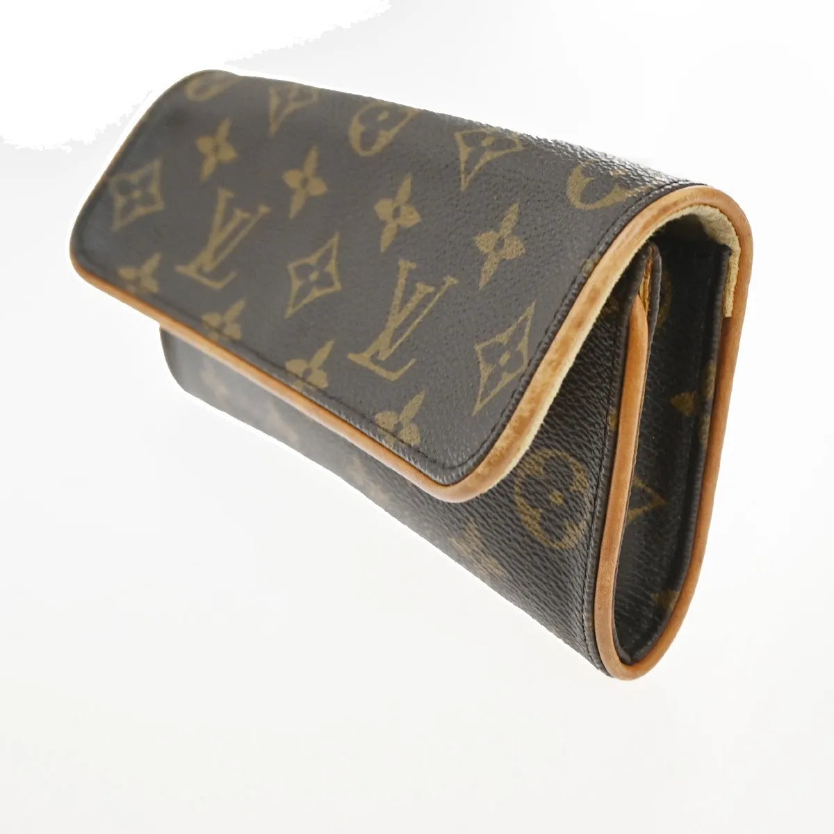 Louis Vuitton Twin Monogram Canvas, Brown, Canvas, Clutch
