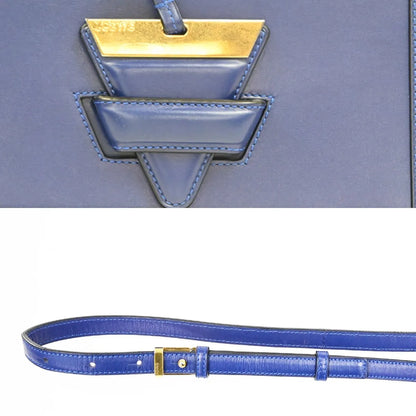 Loewe Barcelona Leather, Blue, Leather, Shoulder Bag