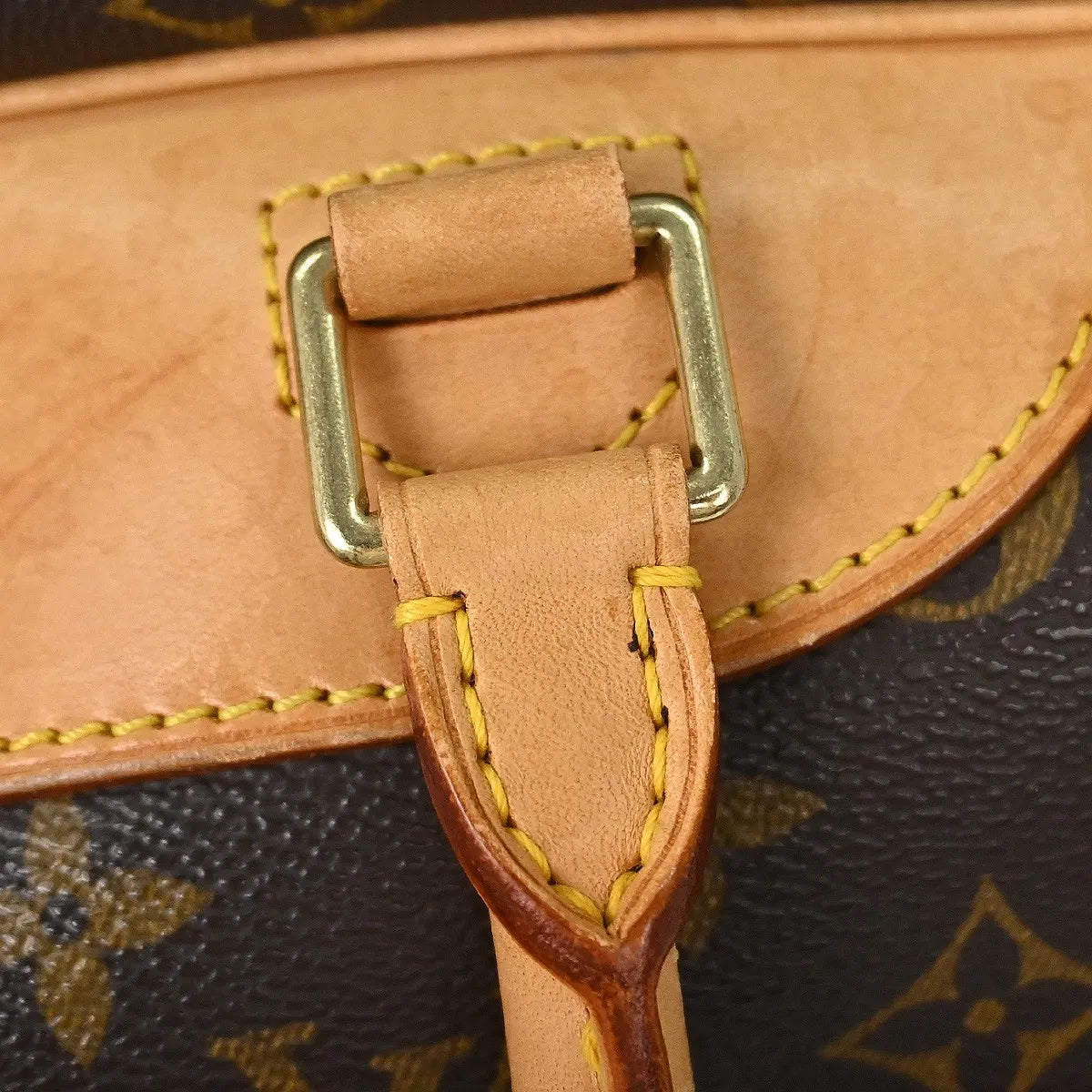 Louis Vuitton Deauville Monogram, Brown, Canvas, Handbag