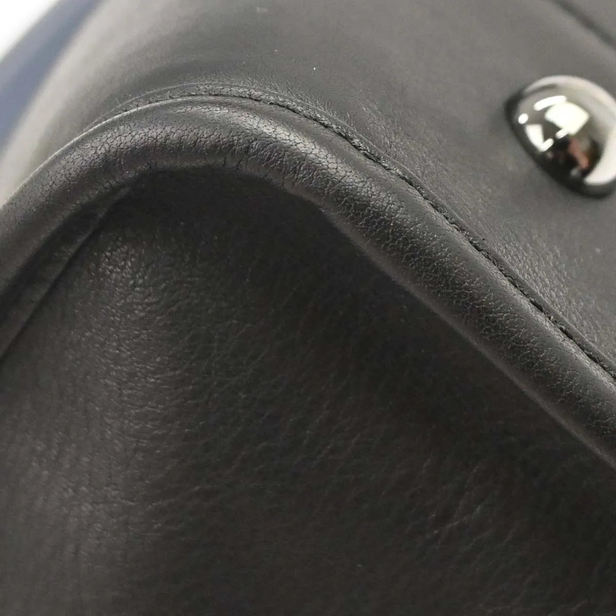 Loewe Amazona NM Leather, Navy, Leather, Handbag