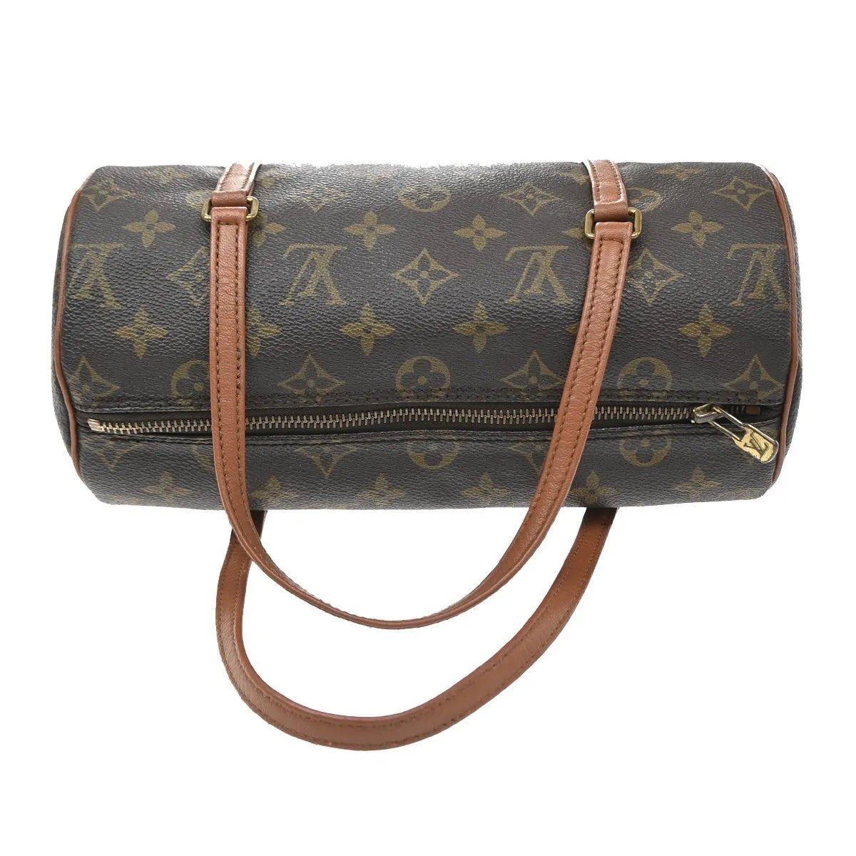 Louis Vuitton Papillon Monogram, Brown, Canvas, Handbag