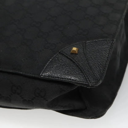 Gucci Nailhead Tote GG Canvas, Black, Canvas, Tote Bag