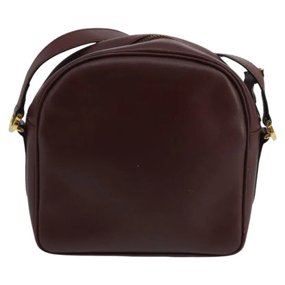 cartier Must de Cartier Leather, Burgundy, Leather, Shoulder Bag