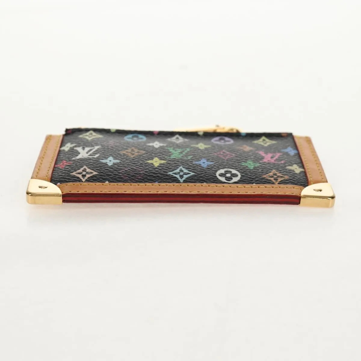 Louis Vuitton Pochette Clés Monogram Canvas, Black, Canvas, Wallet