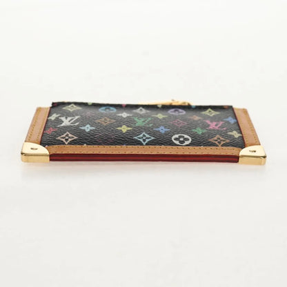 Louis Vuitton Pochette Clés Monogram Canvas, Black, Canvas, Wallet