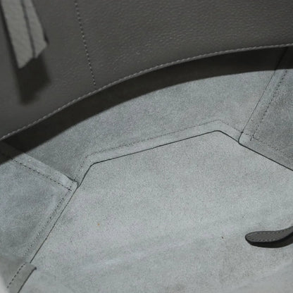 Celine Phantom Cabas Tote Leather, Gray, Leather, Tote Bag