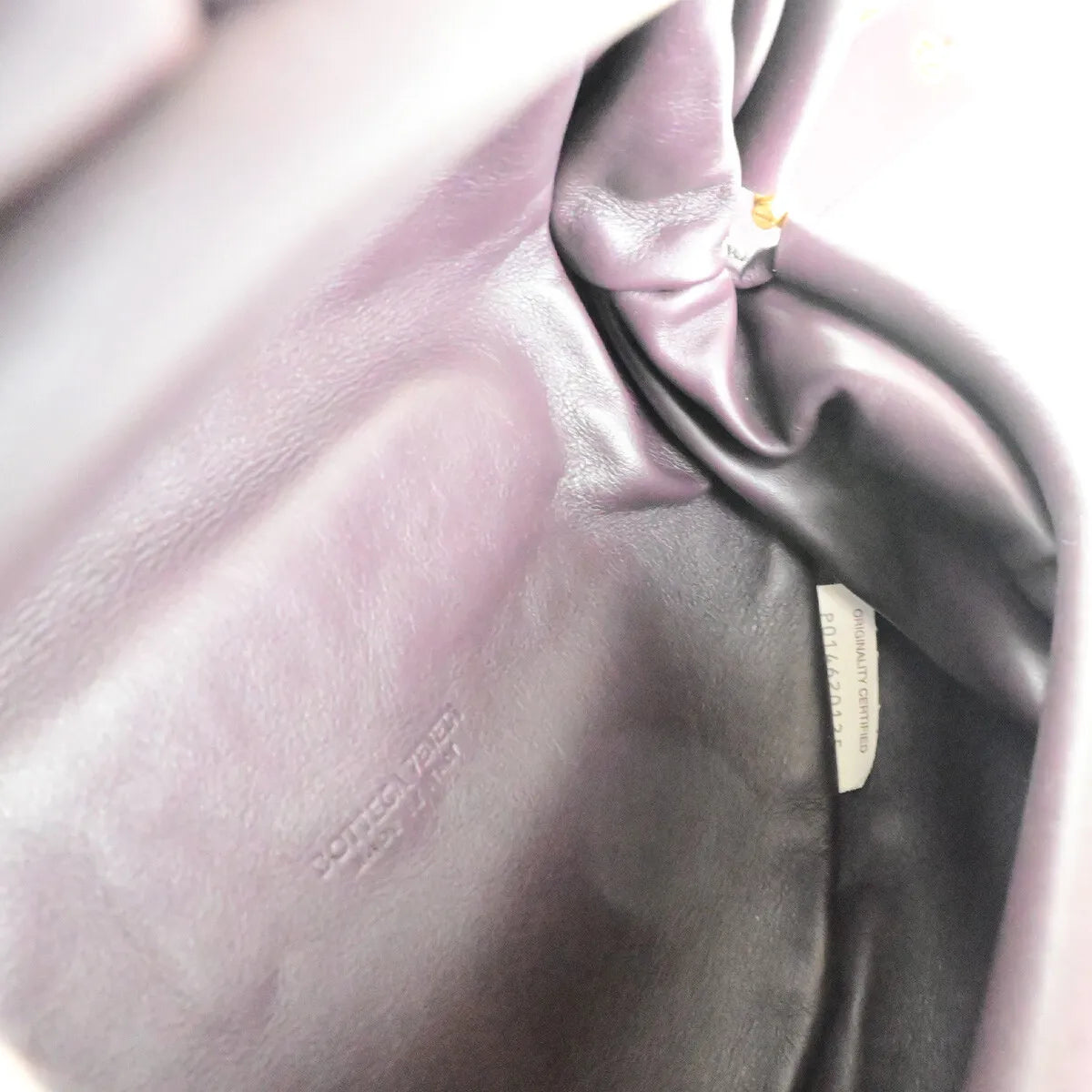 Bottega Veneta The Chain Leather, Burgundy, Leather, Bag